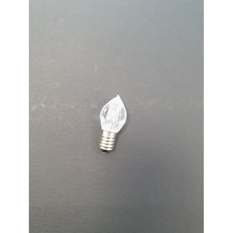 1 - Bombilla de vela de llama votiva LED E14 Luz cálida 12V 24V